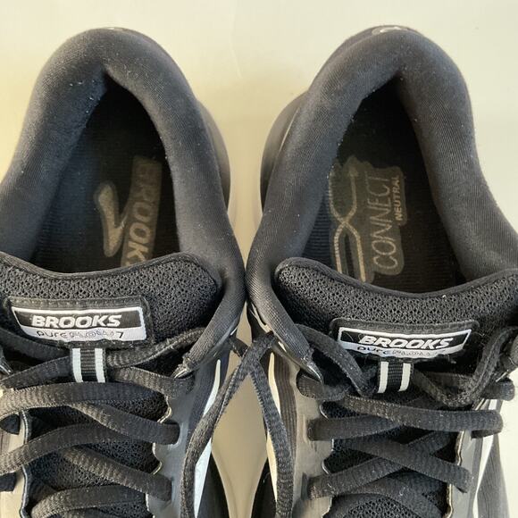 Brooks 1202621B048 Pure Flow 7 Black Running Shoes Sneakers 8 B Womens - Picture 8 of 11